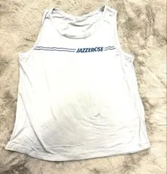 JAZZERCISE ジャザサイズタンクトップ ライトグレーSサイズ