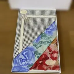 ［新品未使用］MELROSE ハンカチ 3枚セット 花柄 ドット