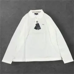 新品未使用 バーバリー Burberry GOLF 長袖ポロシャツ ホワイト L