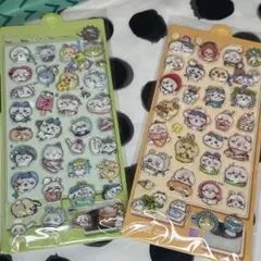 2枚　ちいかわドロップシール　ぷっくりシール