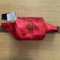 激レア BURBERRY GOLF ウエストポーチ レッド 激レア BURBERRY GOLF ウエストポーチ レッド - メルカリ