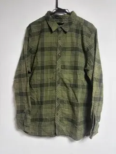 THE NORTH FACE XL ネルシャツ オリーブグリーン