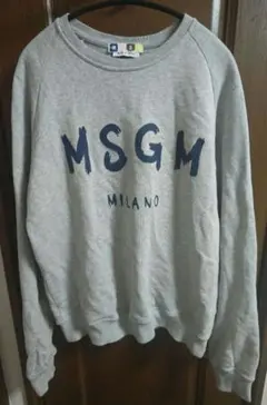 MSGM キッズ トレーナー グレー 紺色 2枚セット 150cm - メルカリ