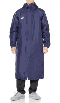 『アシックス』トレーニングウェア 中綿ロングコート