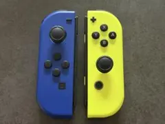 （美品）Switch スイッチ ネオンイエロー（R）ブルー（L） Joy-Con