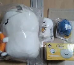 お文具といっしょ　一番くじ　B賞、C賞、D賞 ぬいぐるみ　マグカップ　4点