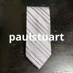 【 7201D番】 paulstuart ストライプ ネクタイのサムネイル