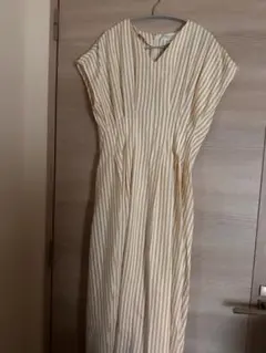 セール❣️OPAQUE.CLIP ストライプ柄 ロングワンピース