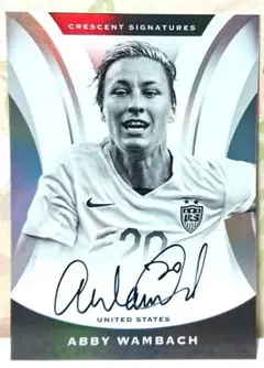 ABBY WAMBACH アビーワンバック サイン カード topps auto