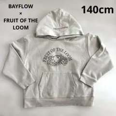 BAYFLOW×FRUIT OF THE LOOM パーカー　キッズ　140cm