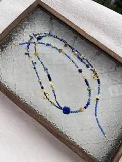 ネックレス 青色系