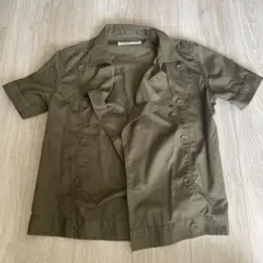 SHIPS JET BLUE テーラードジャケット　半袖　カーキ