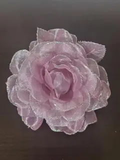 コサージュ 薄紫色の花形 卒業式、入学式 箱有り