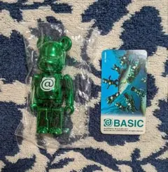 【シリーズ24　ベーシック　＠マーク】ベアブリック　内袋未開封・カード付