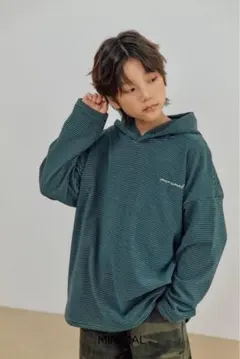 MINIMAL / Fine-Lined Boxy Hoodie