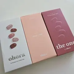 ohora 92枚 ジェルネイルシール まとめ売り 赤・ピンク系