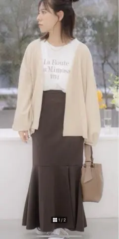 しまむら yumiさんコラボ カーディガン L