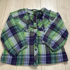 LITTLE BEAR CLUB チェック柄 長袖シャツ 120 チェックシャツ