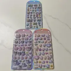 コットンパフィー シール ドラえもん マイメロディ クロミ キティ 正規品