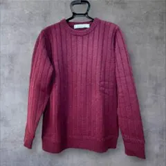 NOLLEY'S Light バーガンディ ニットセーター
