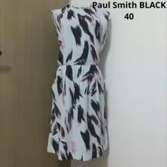 【美品】Paul Smith BLACK　ペインタリーカモジャージーワンピース