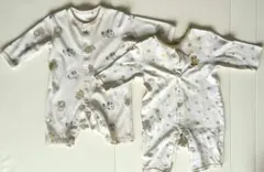 星柄・動物柄ロンパース 95cmまで対応