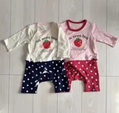 ベビー ロンパース 60〜70㎝ 2枚