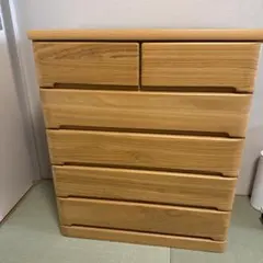 破格◎無印 木製チェスト4段 ウォールナット材 - メルカリ
