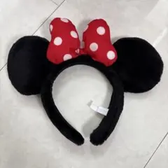 ディズニー ミニー カチューシャ シンプル 定番デザイン