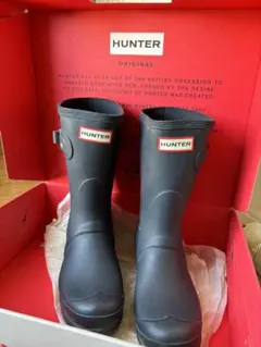 HUNTER ハンター ショートブーツ　23〜23.5ブラック
