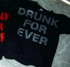 DRUNK FOR EVER ドランクフォーエバー Tシャツ - メルカリ