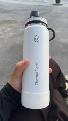 ThermoFlask ステンレスボトル ホワイトのサムネイル