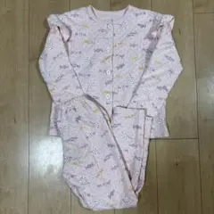 姉妹お揃い　140 キルティングパジャマ長袖　アプレレクール、プティマイン