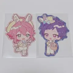 英智 渉 桃李 弓弦 ステッカー アニカフェ あんスタ - メルカリ