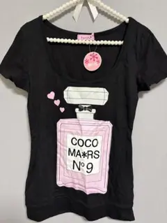 MA*RS 香水瓶プリント 半袖Tシャツ ブラックのサムネイル