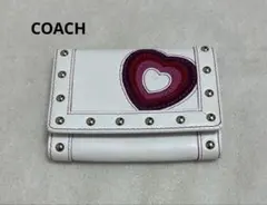 COACH ハートスタッズ カードケース・名刺入れ