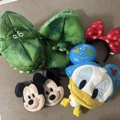 ディズニーキャラクターかぶり物セット