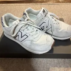 新品New BalanceWL574ZDA レオパード スニーカー23.5 送料無料 新品 ヒョウ柄 new balance WL574-23 5cm ニューバランス