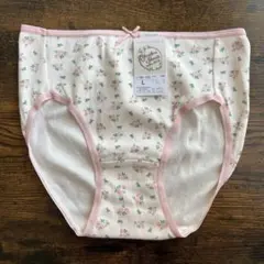 レディースショーツ　コットンショーツ　綿100% 下着　パンツ　花柄　ピンク　Lのサムネイル