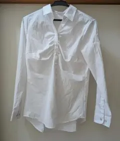 リクルート　スキッパーブラウス　白　9号　洋服の青山