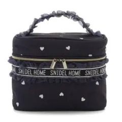 SNIDEL HOME ロゴテープハートバニティポーチ ネイビーのサムネイル