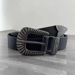 ウエスタンベルト アメカジ ヴィンテージ y2k グランジ ベルト ブラック