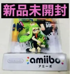 【新品未開封】ガール ライムグリーン amiibo スプラトゥーン 限定