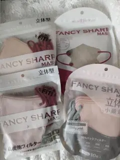 小顔マスク　Lサイズ バイカラー　40枚