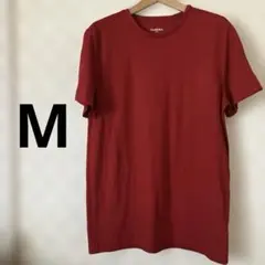 メンズ 無地Tシャツ レッド Mサイズ
