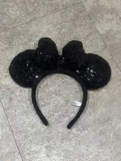 ブラックミニー耳カチューシャ