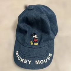 ディズニー　ミッキーマウス デニムキャップ 54cm