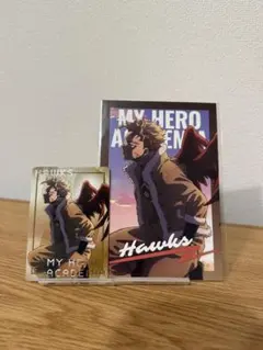 僕のヒーローアカデミア ヒーロープラザ カード ポストカード ホークス