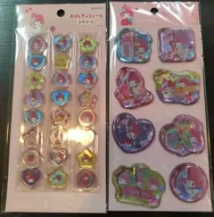 【正規品】サンリオ　マイメロ　おはじきシール&ウォーターシール　2枚セット