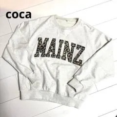 coca MAINEロゴ オーバーサイズスウェット